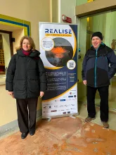 Lukács Réka és Lukács András a nyitókonferencián